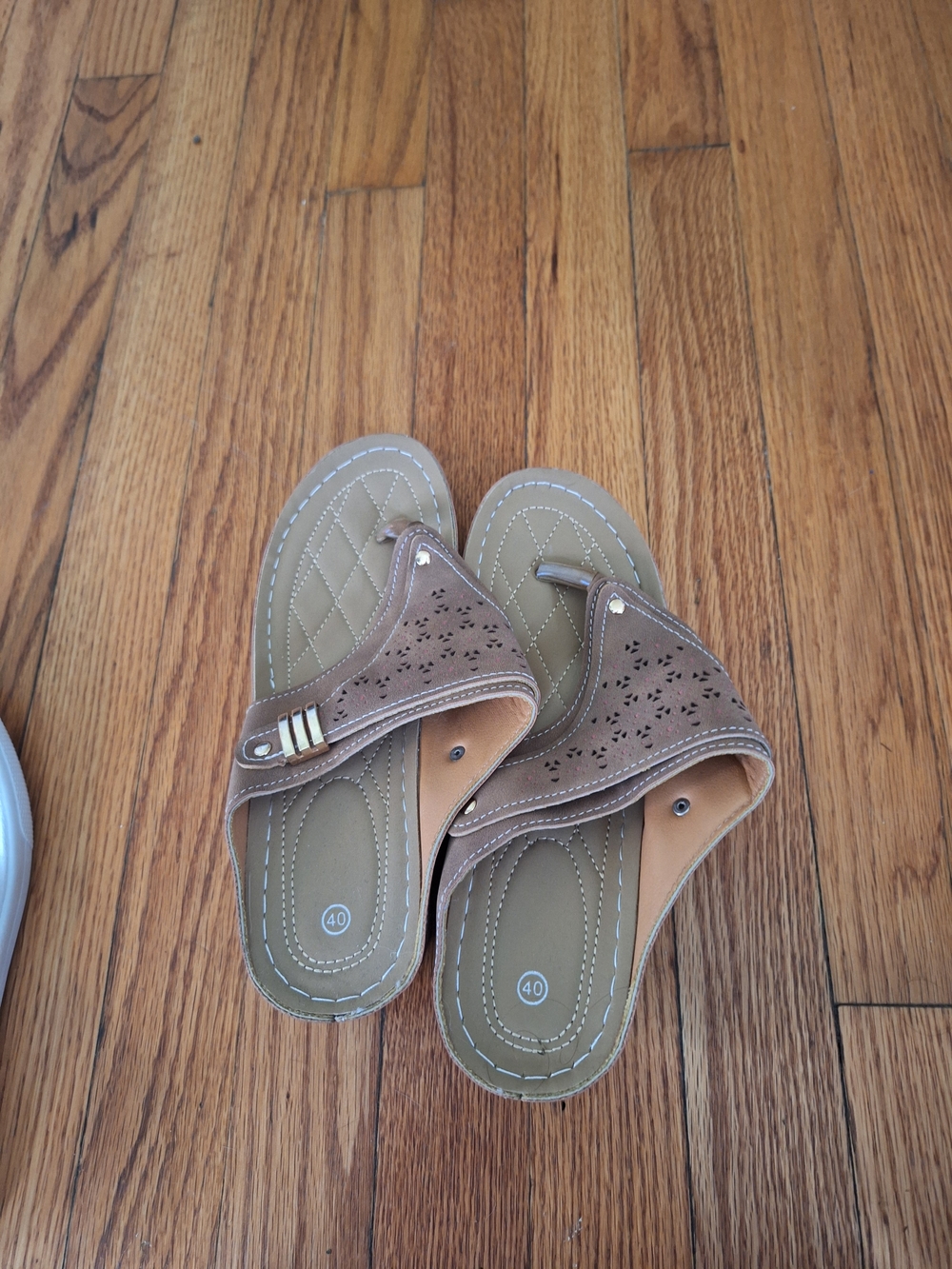 Casual Women's Taupe Slide Sandals
